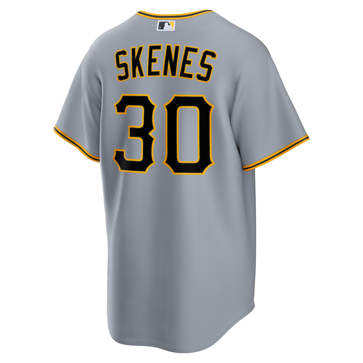 Men's Pittsburgh Pirates Paul Skenes Nike Gray Road Replica Jersey