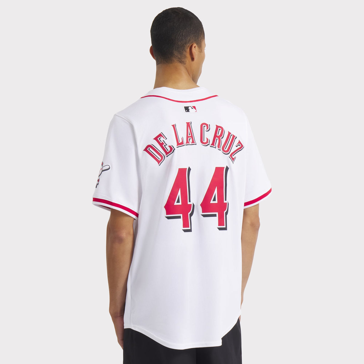 Men's Cincinnati Reds Elly De La Cruz Nike White Home Limited Player Jersey