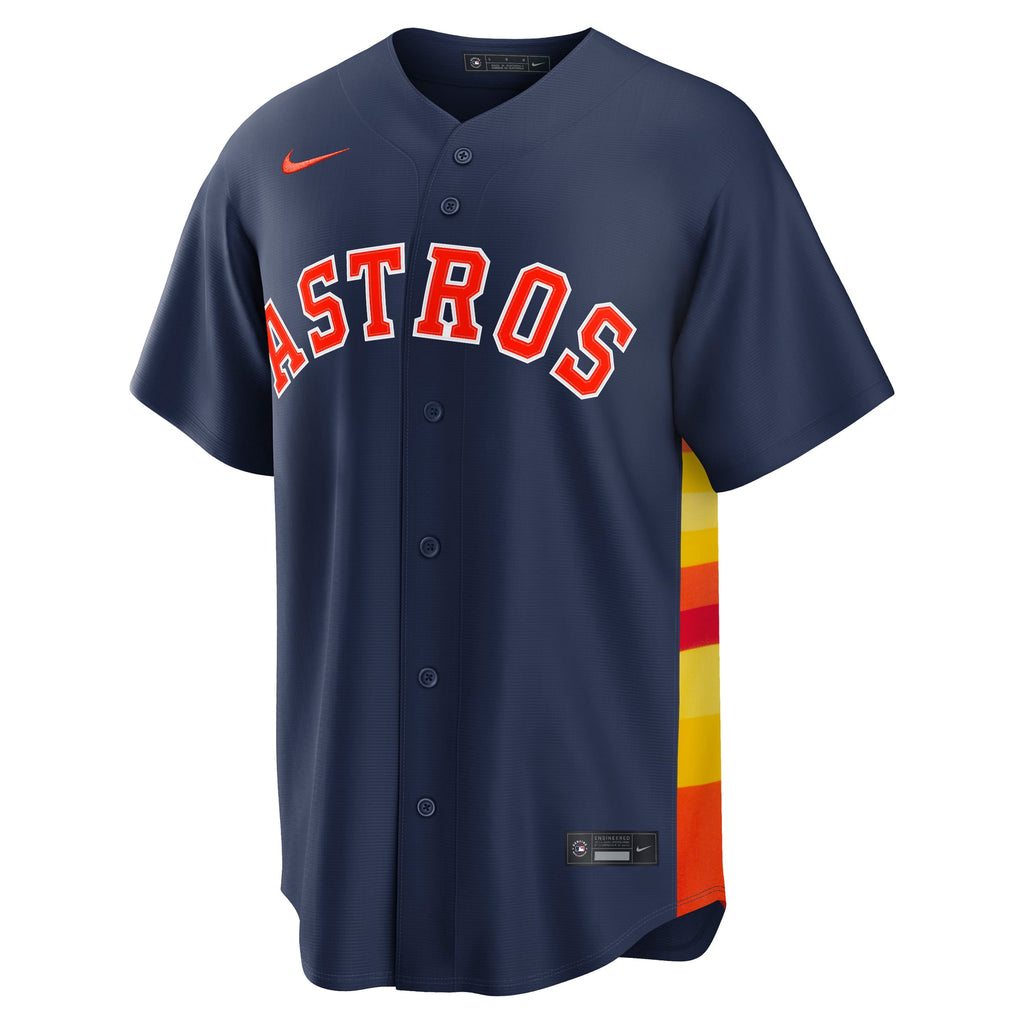 Men's Houston Astros  Nike White Home Replica Jersey