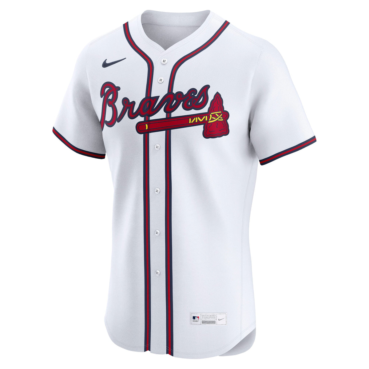Men's Atlanta Braves Nike White Home Elite Jersey
