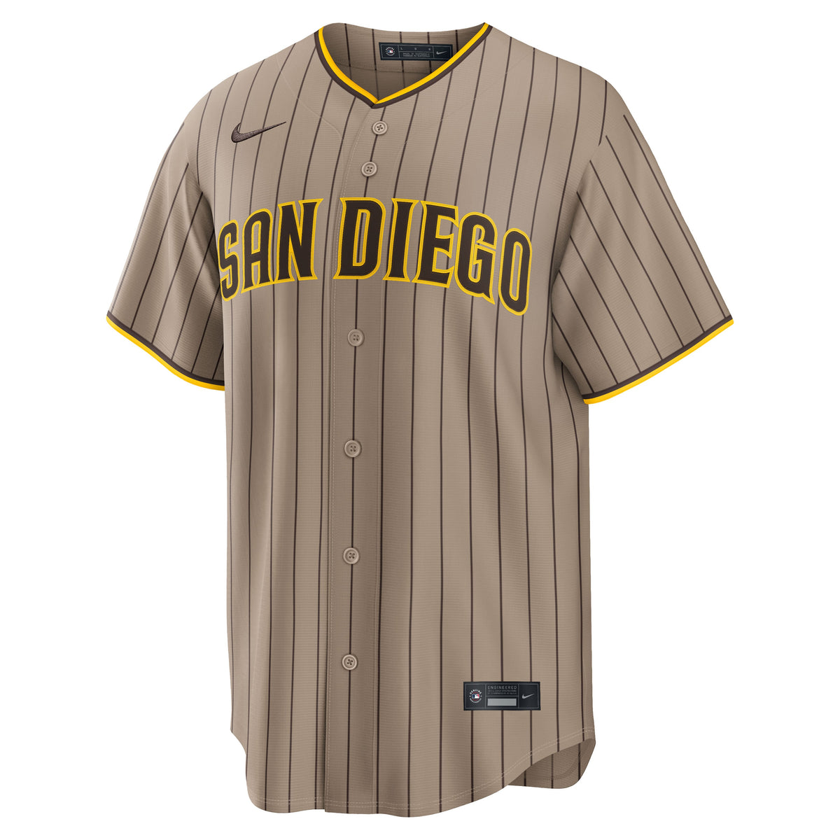 Men's San Diego Padres Jackson Merrill Nike Sand Alternate Replica Jersey