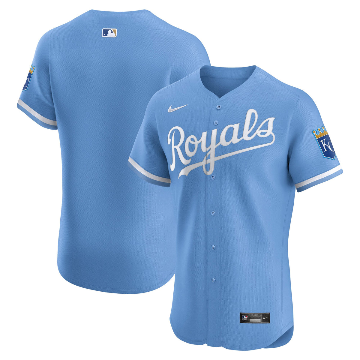 Men's Kansas City Royals Nike White Home Elite Jersey