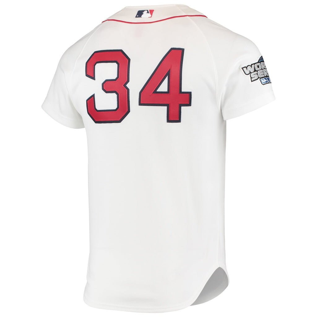 Men's Boston Red Sox David Ortiz Mitchell & Ness White 2004 Cooperstown Collection Home Authentic Jersey
