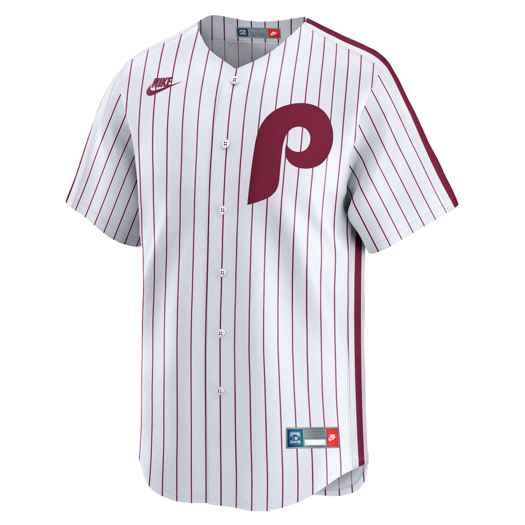 Men's Philadelphia Phillies Nike White Cooperstown Collection Limited Jersey