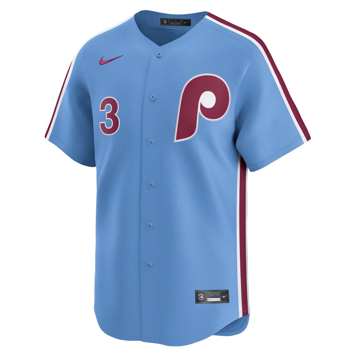 Men's Philadelphia Phillies Bryce Harper Nike Gray Road Limited Player Jersey