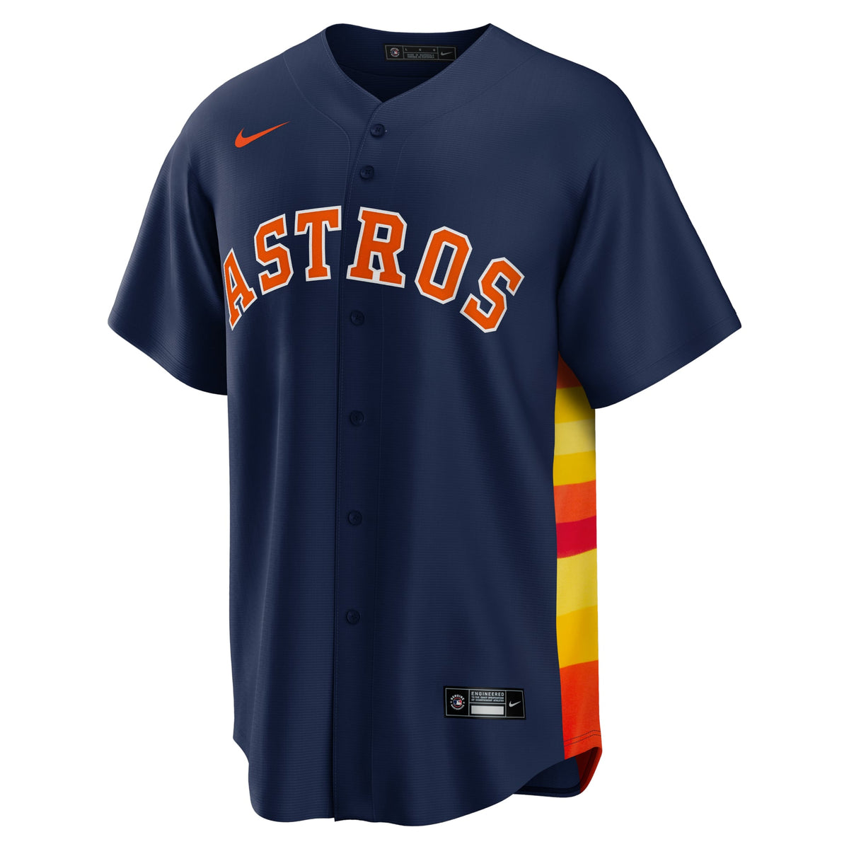 Men's Houston Astros Nike White Home Replica Team Jersey