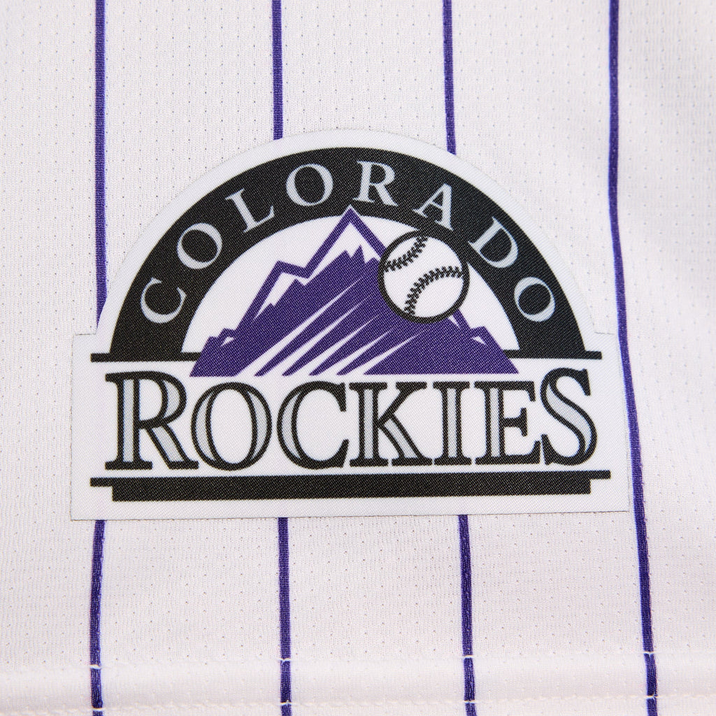Men's Colorado Rockies Nike White Home Limited Jersey