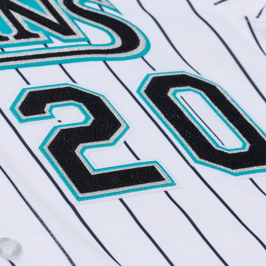 Men's Florida Marlins Miguel Cabrera Mitchell & Ness White 2003 Cooperstown Collection Authentic Jersey