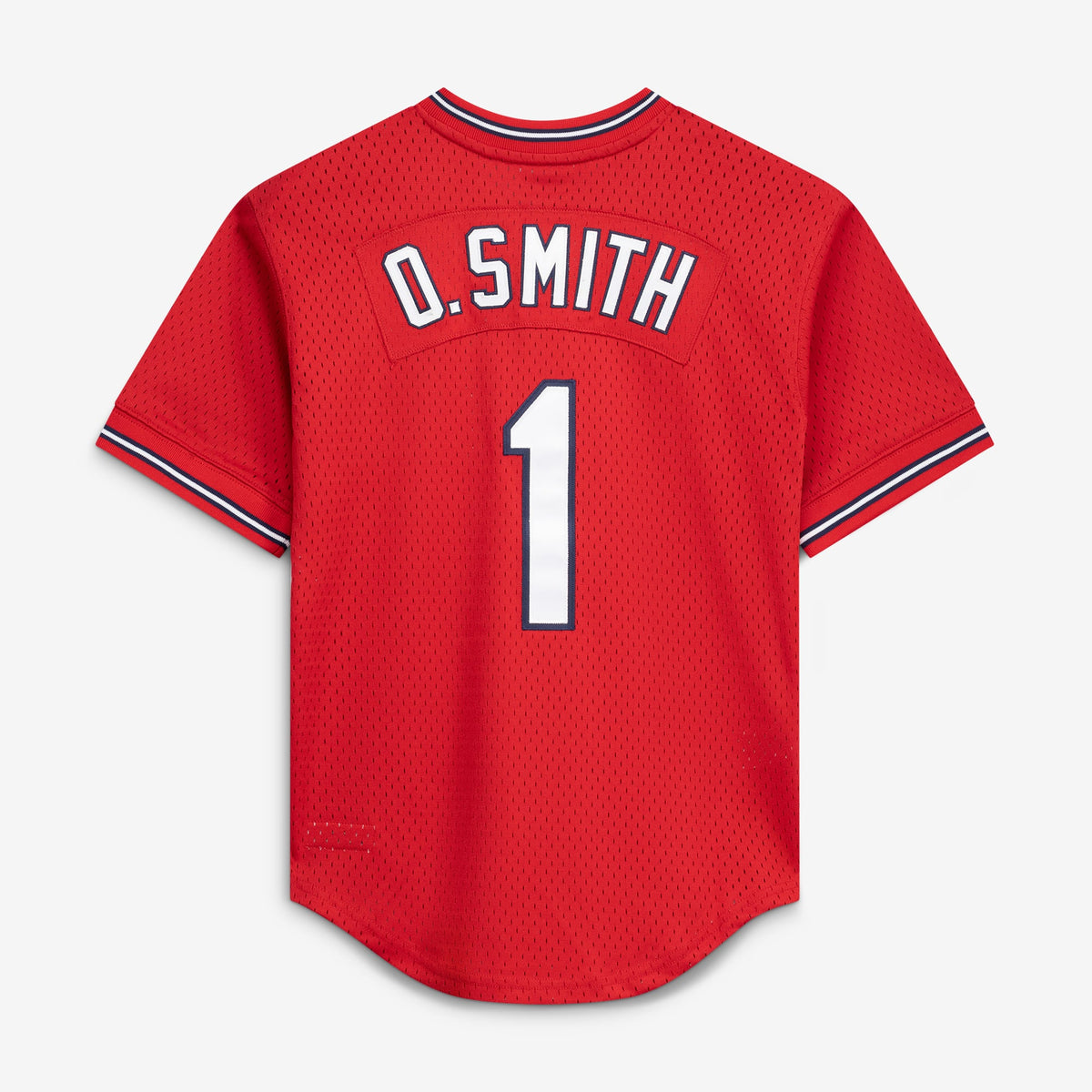 Men's St. Louis Cardinals Ozzie Smith Mitchell & Ness Navy Authentic Batting Practice Jersey
