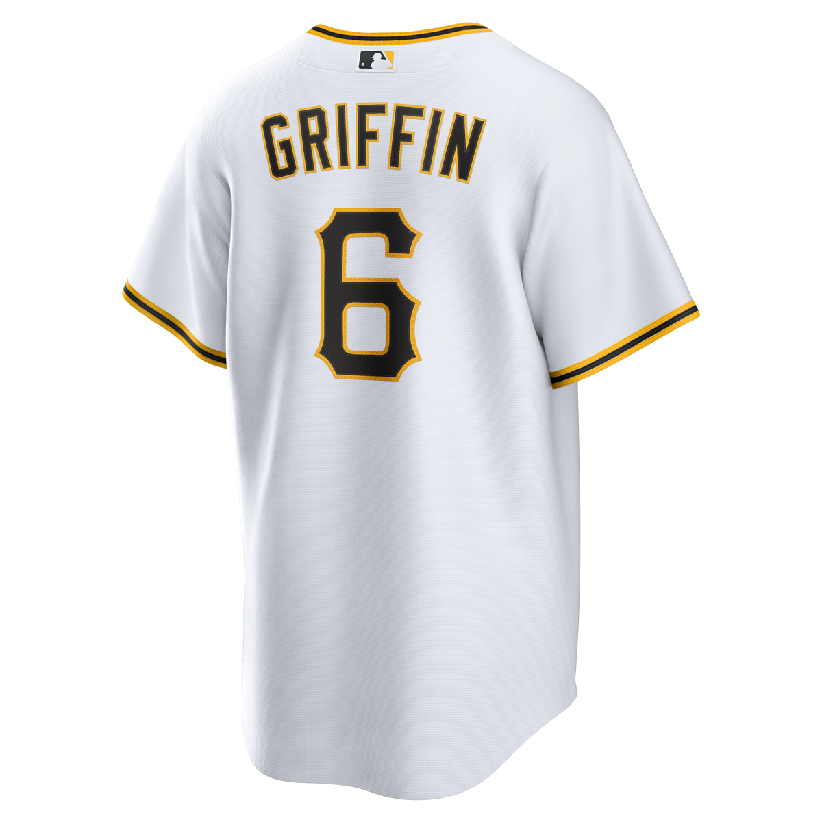 Men's Pittsburgh Pirates Konnor Griffin Nike White Home Replica Jersey