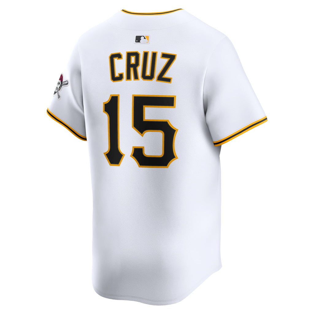 Men's Pittsburgh Pirates Oneil Cruz Nike White Home Limited Player Jersey