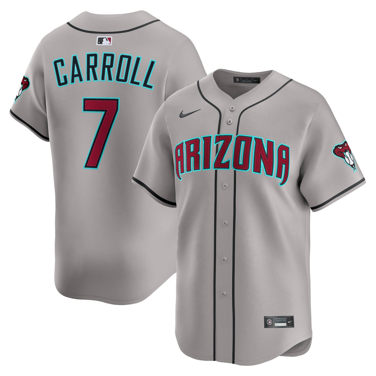 Men's Arizona Diamondbacks Corbin Carroll Nike Cream Home Limited Player Jersey
