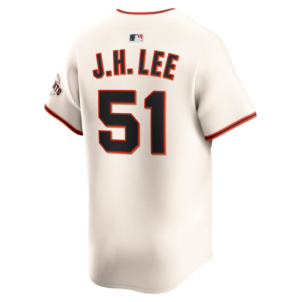 Men's San Francisco Giants Jung Hoo Lee Nike Black Alternate Limited Player Jersey