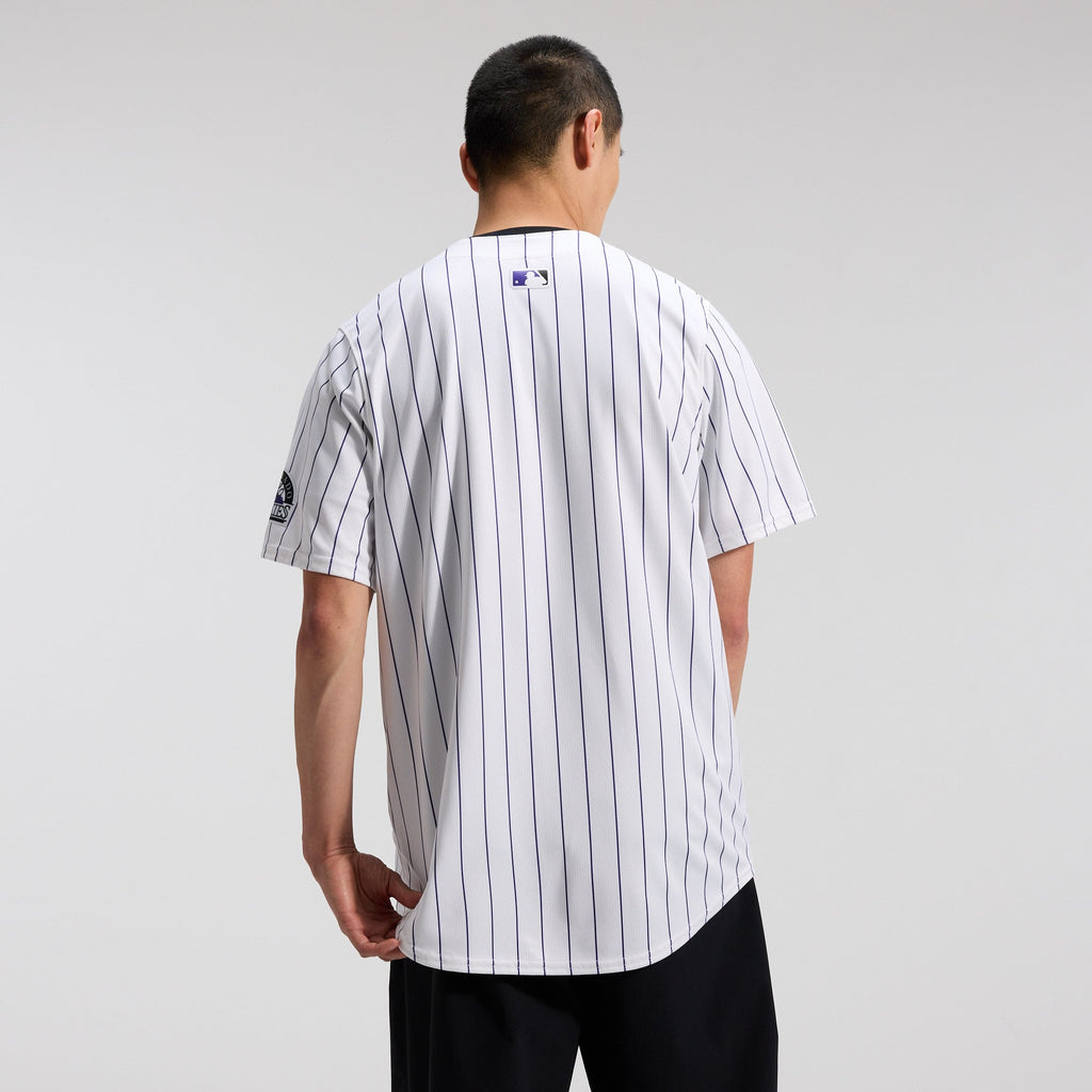 Men's Colorado Rockies Nike White Home Limited Jersey