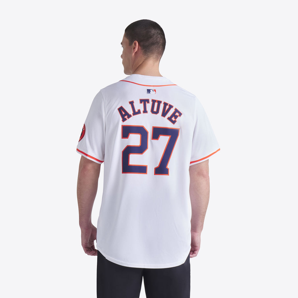 Men's Houston Astros Jose Altuve Nike White Home Limited Player Jersey