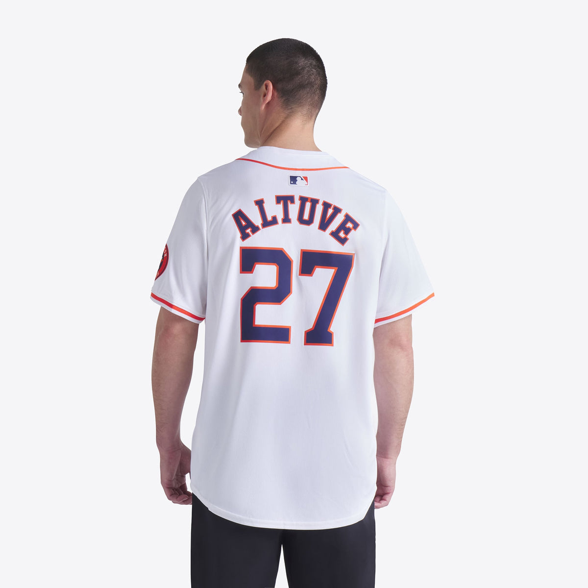 Men's Houston Astros Jose Altuve Nike White Home Limited Player Jersey