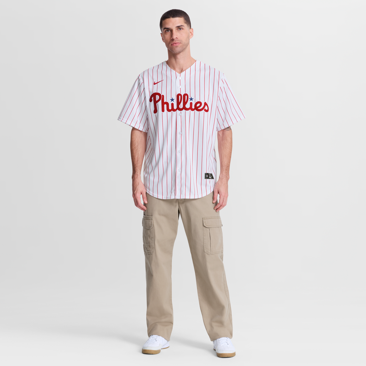 Men's Philadelphia Phillies Kyle Schwarber Nike White Home Replica Jersey