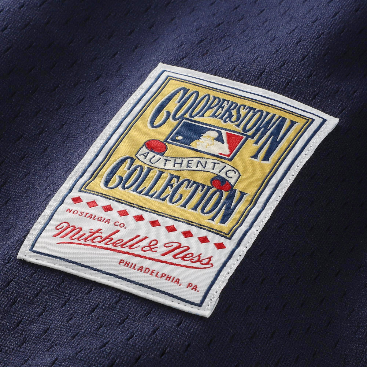 Men's St. Louis Cardinals Ozzie Smith Mitchell & Ness Navy Authentic Batting Practice Jersey