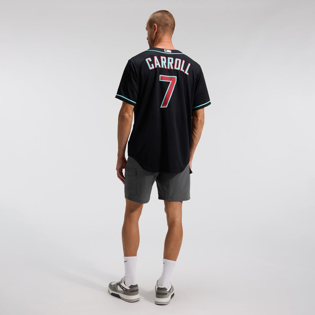 Men's Arizona Diamondbacks Corbin Carroll Nike Gray Road Replica Jersey