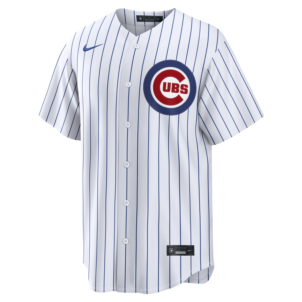 Men's Chicago Cubs Clay Holmes Nike White Home Replica Jersey