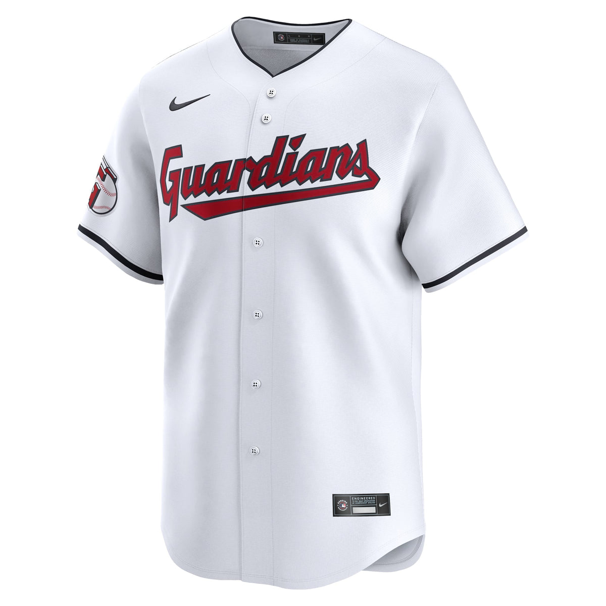Men's Cleveland Guardians David Fry Nike White Home Limited Player Jersey