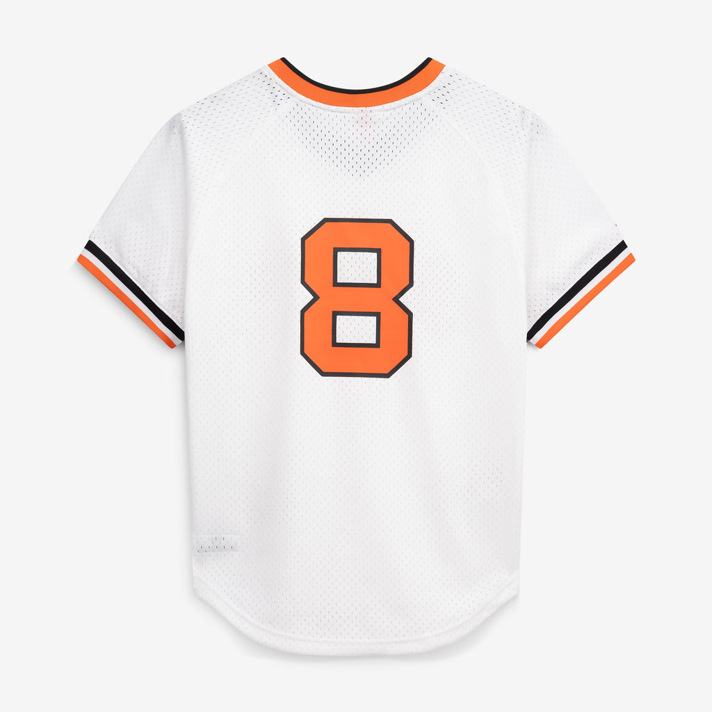 Men's Baltimore Orioles Cal Ripken Jr. Mitchell & Ness Orange Authentic Batting Practice Jersey