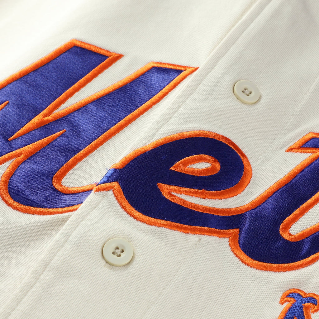 Men's New York Mets Profile Cream/Royal Big & Tall Two-Color Fashion Jersey