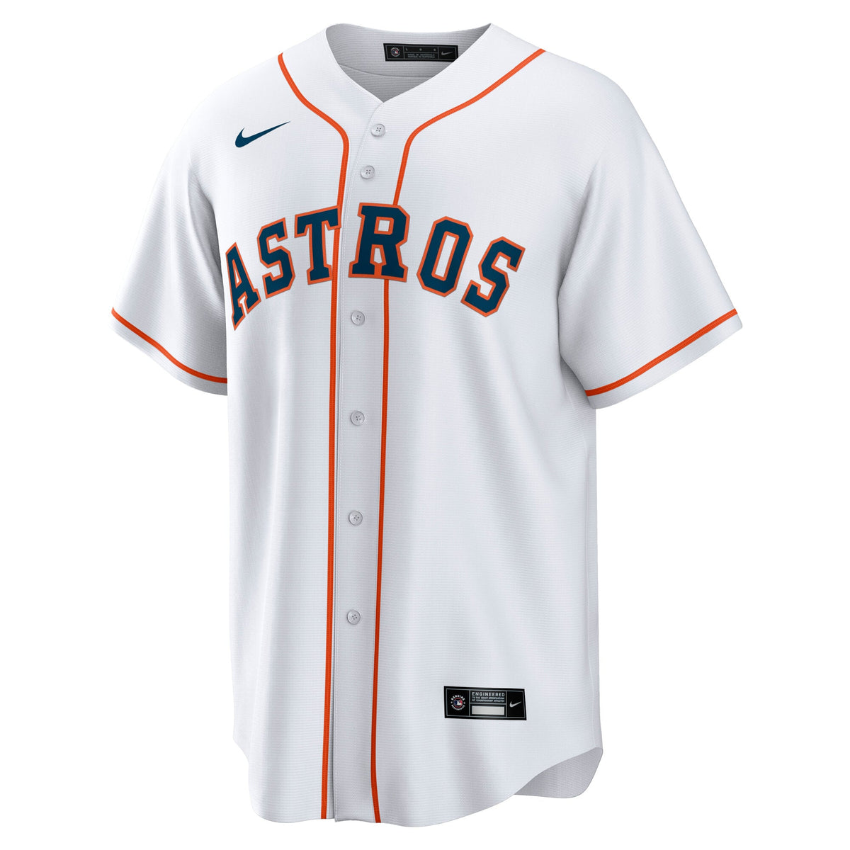 Men's Houston Astros Cam Smith Nike White Home Replica Jersey