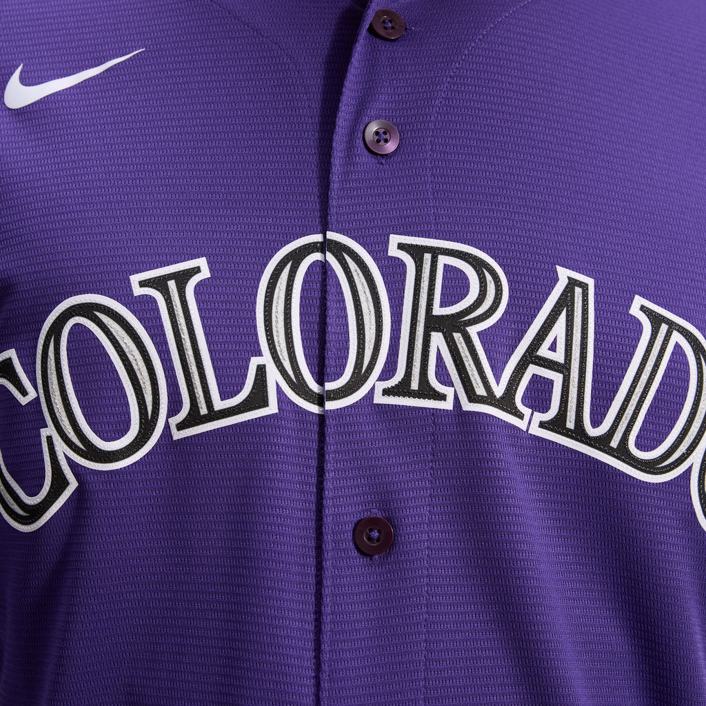 Men's Colorado Rockies Nike Purple Alternate Replica Team Jersey