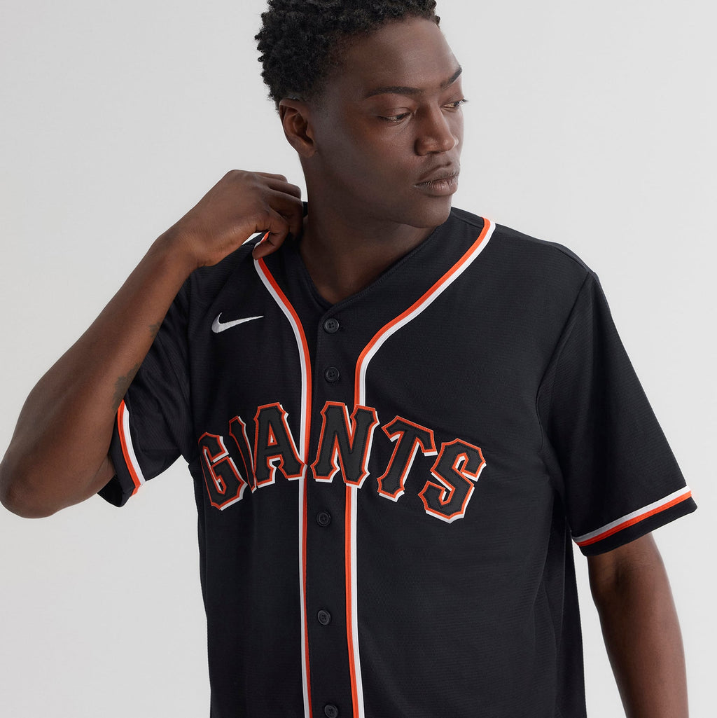 Men's San Francisco Giants Jung Hoo Lee Nike Fashion Replica Black Out Jersey