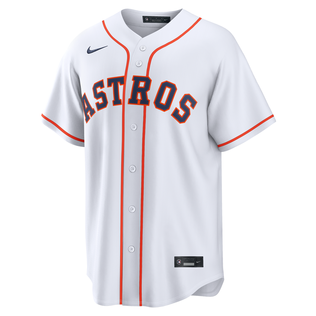 Men's Houston Astros  Nike White Home Replica Jersey