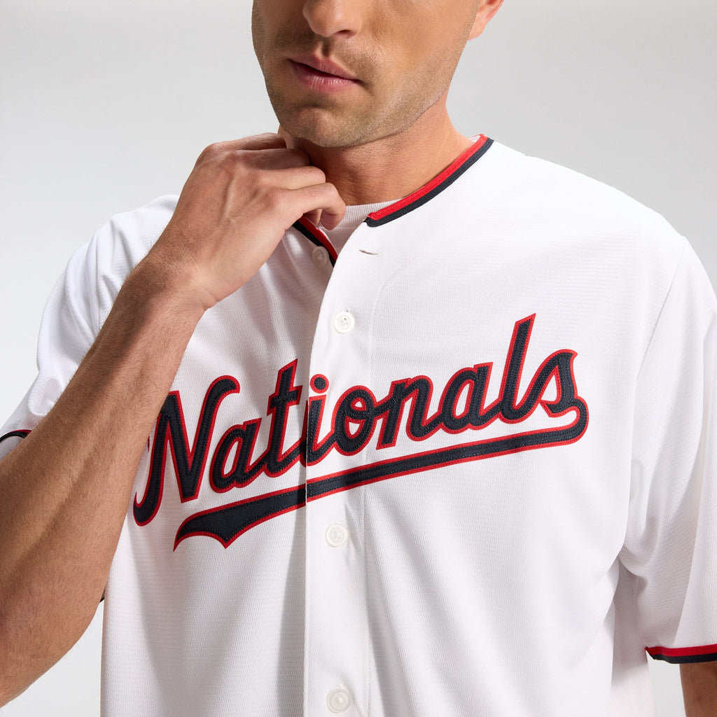 Men's  Washington Nationals CJ Abrams Nike White Home Replica Jersey