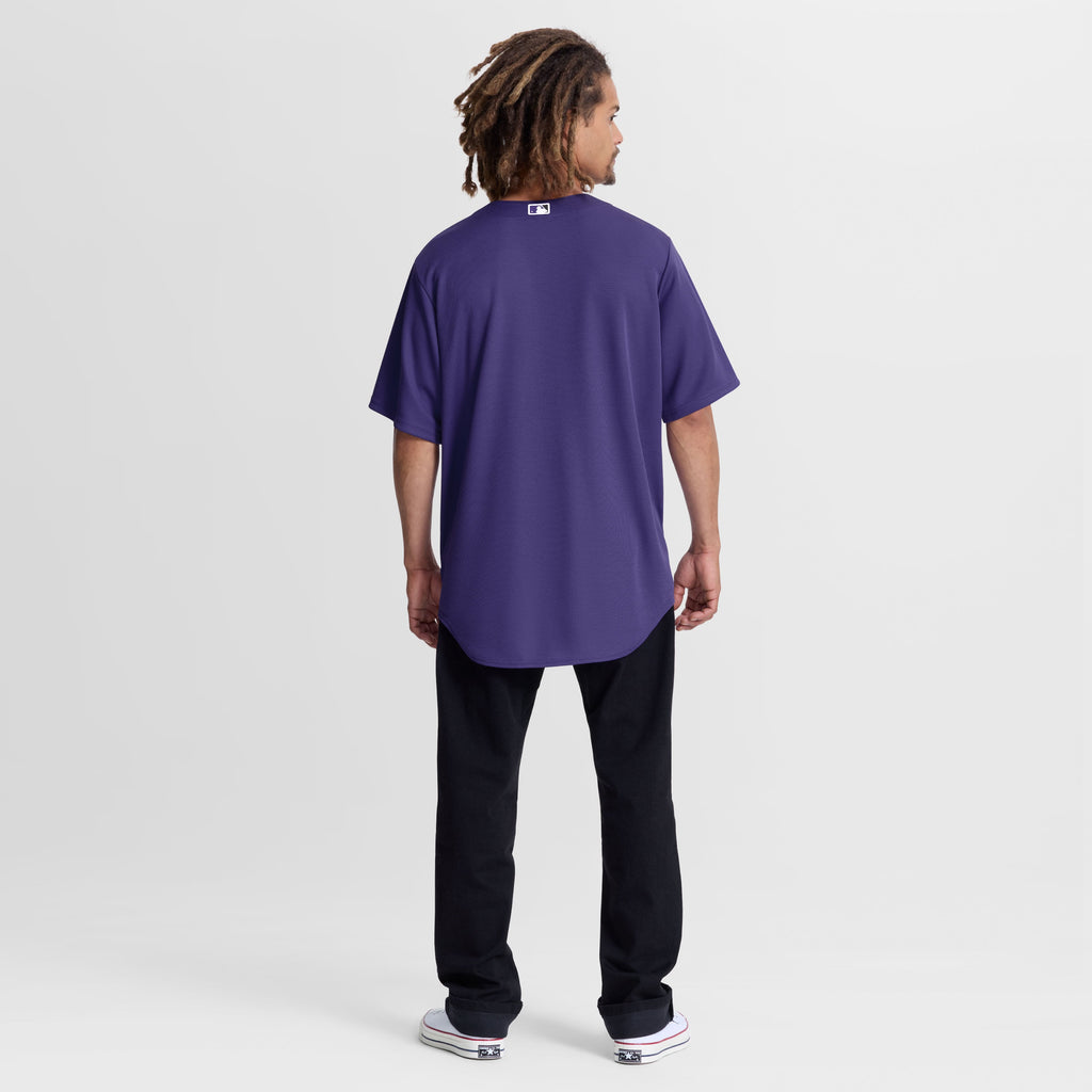 Men's Colorado Rockies Nike Purple Alternate Replica Jersey
