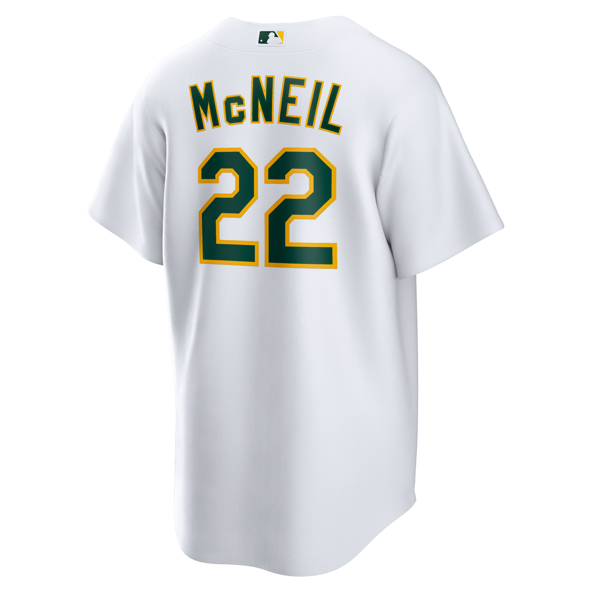 Men's Athletics Jeff McNeil Nike White Home Replica Jersey