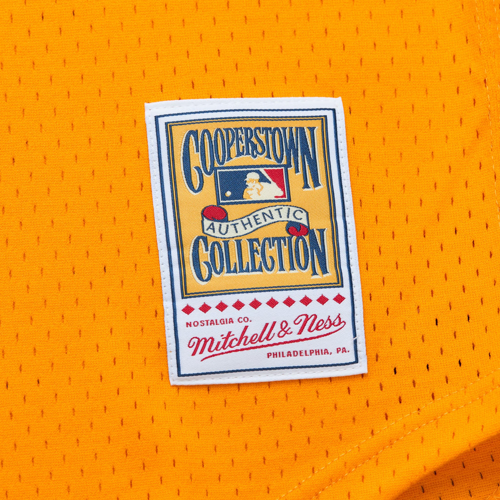 Men's San Diego Padres Tony Gwynn Mitchell & Ness Gold Big & Tall Cooperstown Mesh Batting Practice Jersey