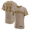 Men's San Diego Padres Fernando Tatis Jr. Nike Sand Alternate Authentic Sponsor Patch Jersey