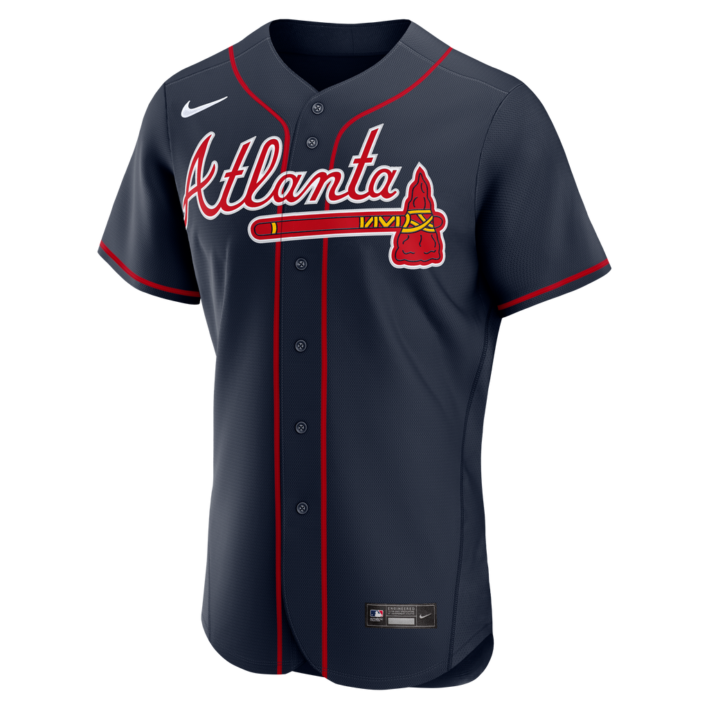 Men's Atlanta Braves Drake Baldwin Nike Navy Alternate MLB Awards Authentic Jersey