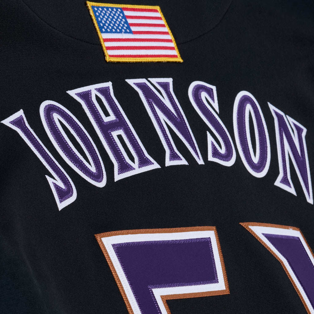 Men's Arizona Diamondbacks Randy Johnson Mitchell & Ness Purple 2000 Throwback Authentic Jersey