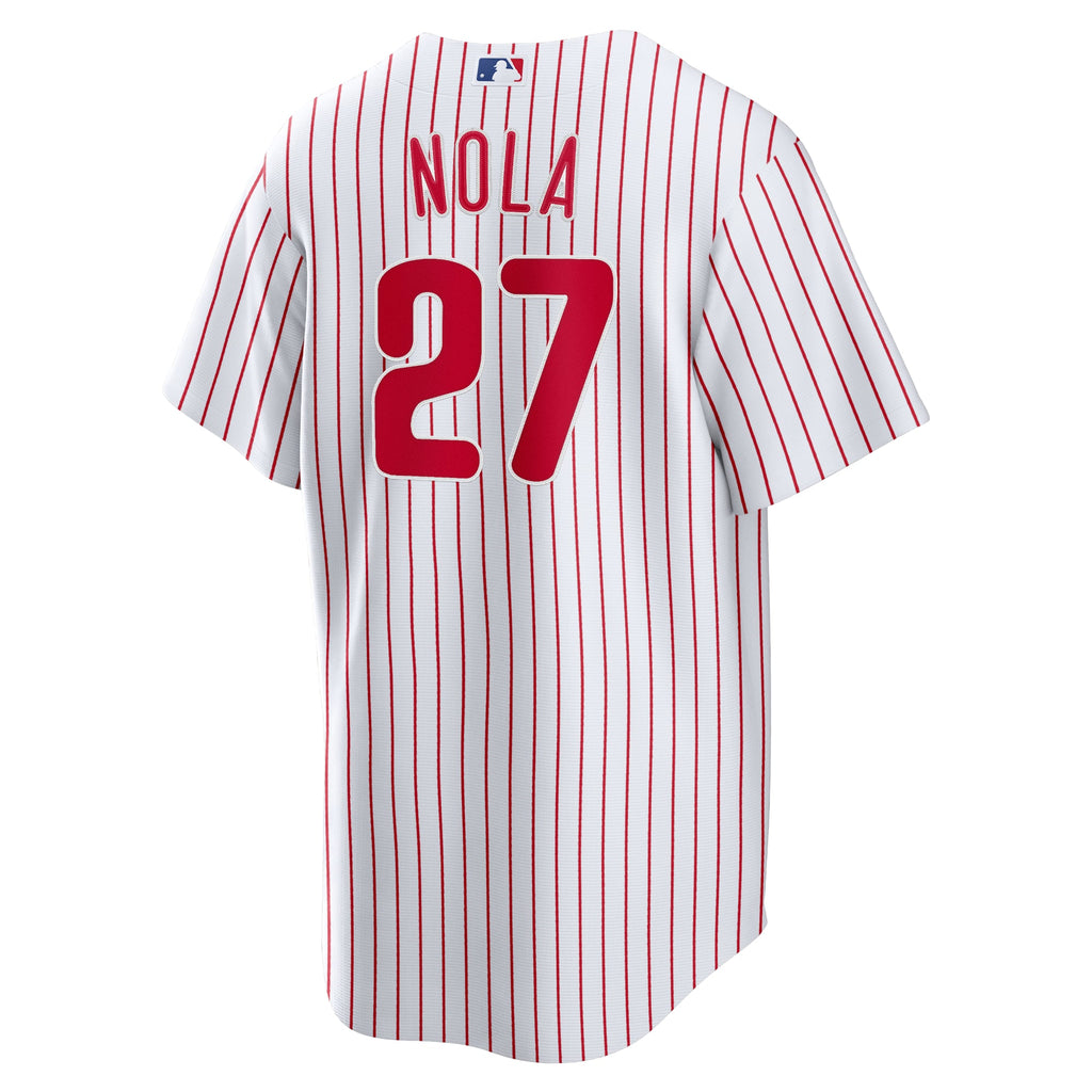 Men's Philadelphia Phillies Aaron Nola Nike White Home Replica Player Name Jersey