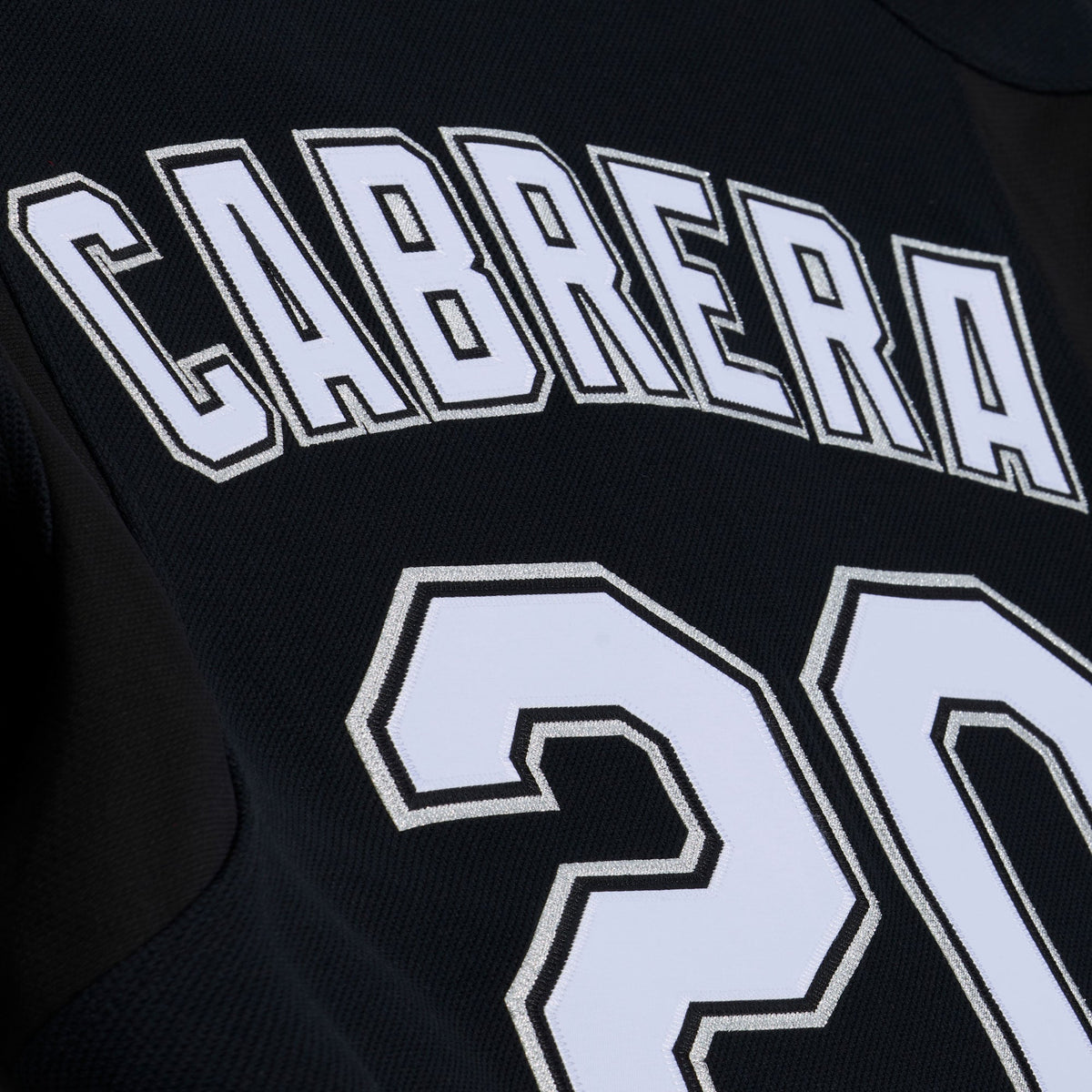 Men's Florida Marlins Miguel Cabrera Mitchell & Ness Black 2003 Cooperstown Mesh Batting Practice Button-Up Jersey