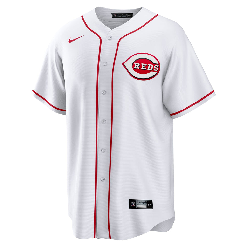 Men's Cincinnati Reds Will Benson Nike White Home Replica Jersey
