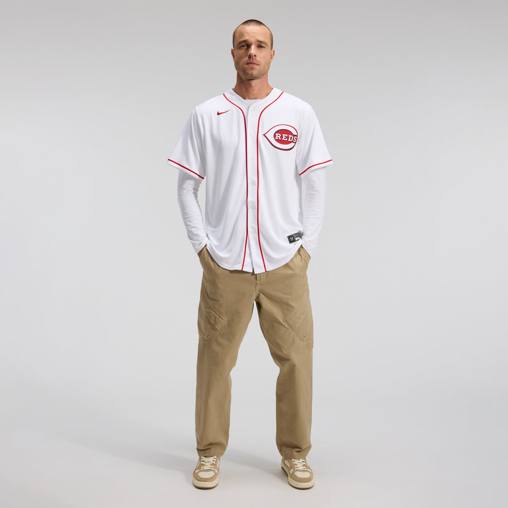 Men's Cincinnati Reds Nike White Home Replica Team Jersey