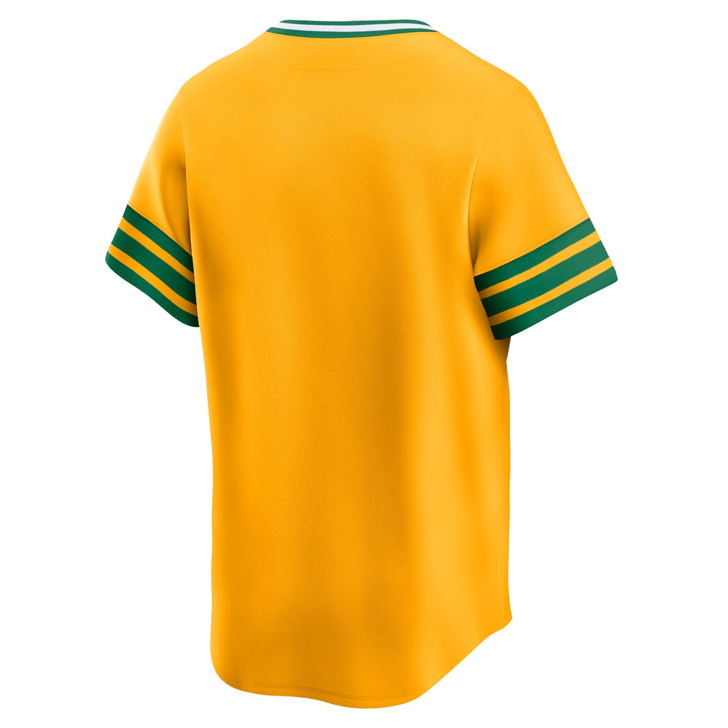 Men's Athletics Nike Gold Cooperstown Collection Limited Jersey