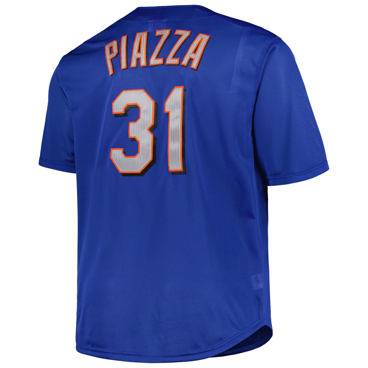 Men's New York Mets Mike Piazza Mitchell & Ness Royal Big & Tall Cooperstown Mesh Batting Practice Jersey