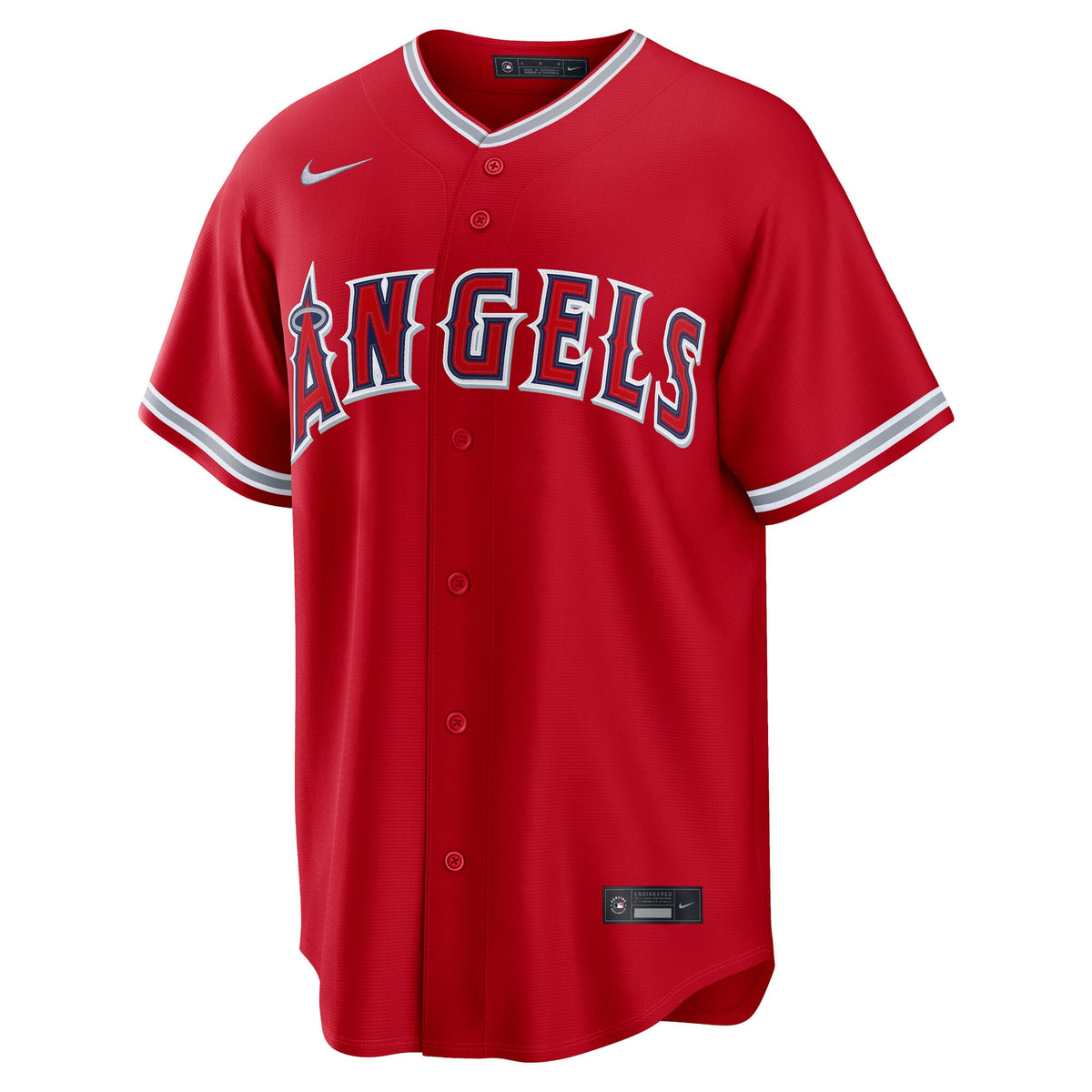 Men's Los Angeles Angels Mike Trout Nike White Alternate Replica Jersey