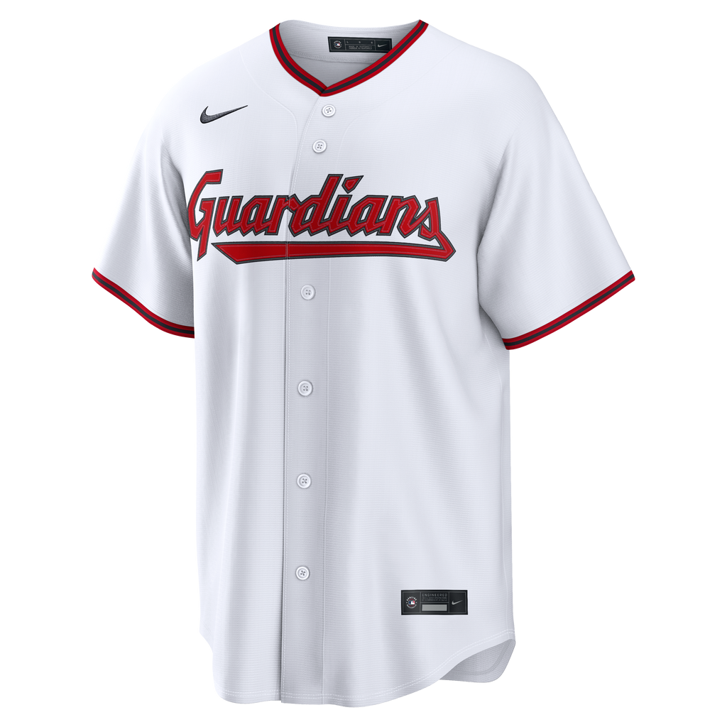Men's Cleveland Guardians Nathaniel Lowe Nike White Home Replica Jersey
