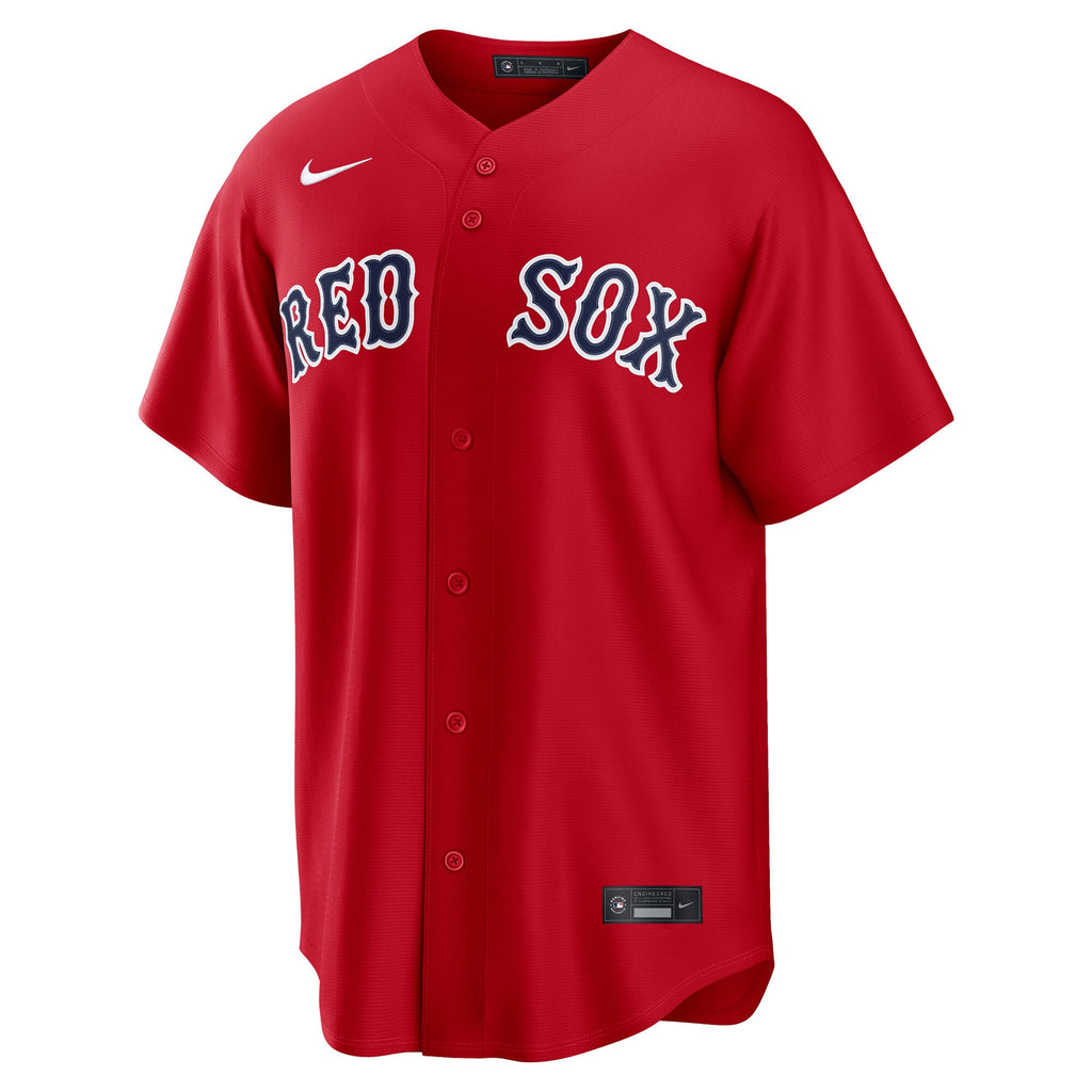 Men's Boston Red Sox Garrett Crochet Nike Red Alternate Replica Jersey