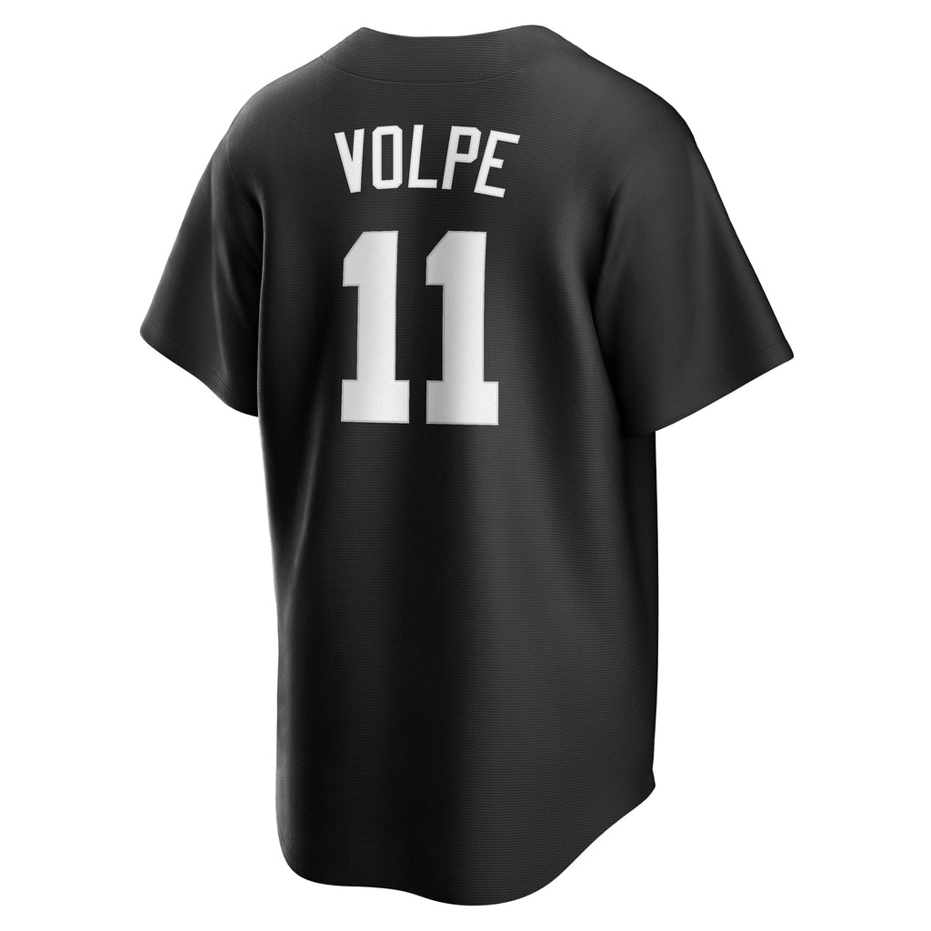 Men's New York Yankees Anthony Volpe Nike Black Fashion Replica Player Jersey