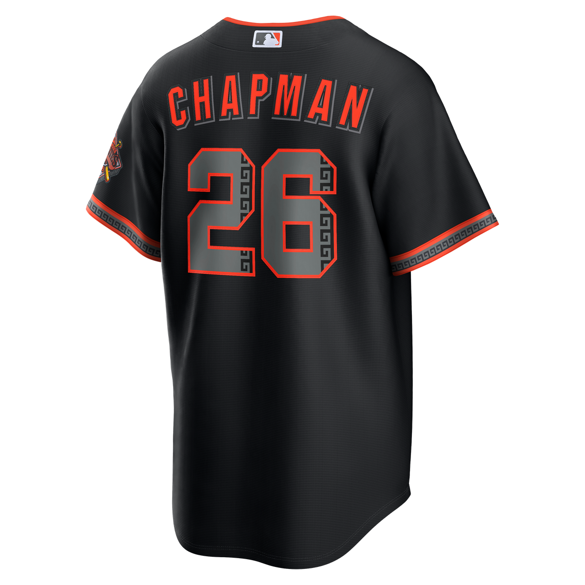 Men's San Francisco Giants Matt Chapman Nike Black Alternate Stadium Jersey