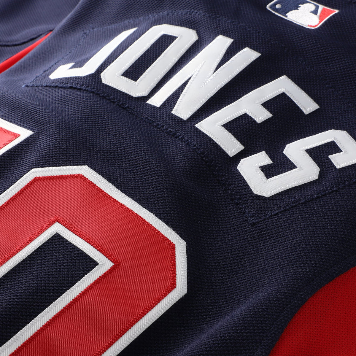 Men's Atlanta Braves Chipper Jones Mitchell & Ness Navy Authentic Batting Practice Jersey